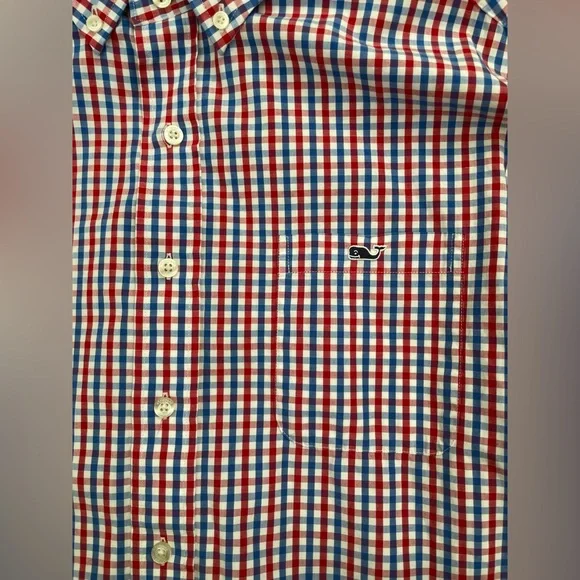 ✨HOST PICK✨VINEYARD VINES Tucker Shirt Large 100% Cotton Button-Down Long-Sleeve - Picture 2 of 11